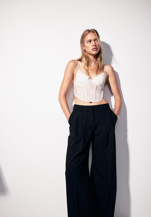 H&M - Padded bustier - light beige