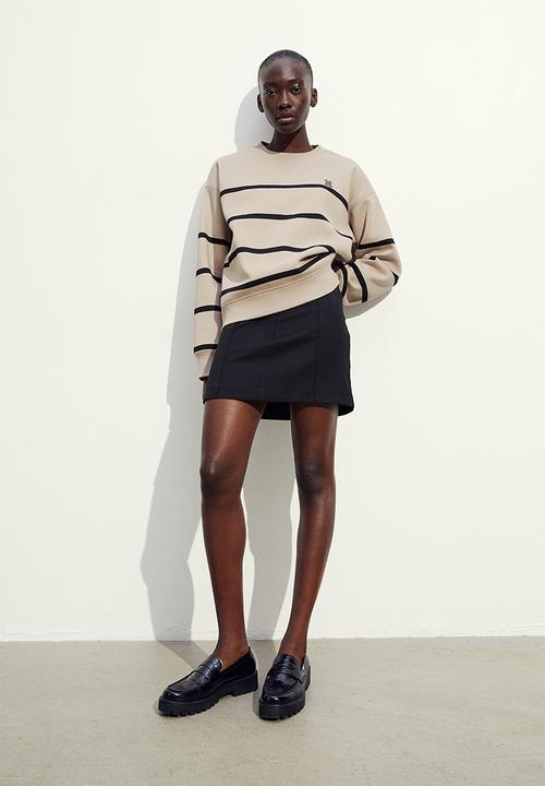 H&M - Sweatshirt - beige/striped