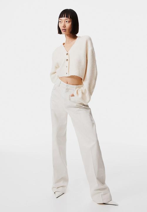 H&M - Short cardigan - cream