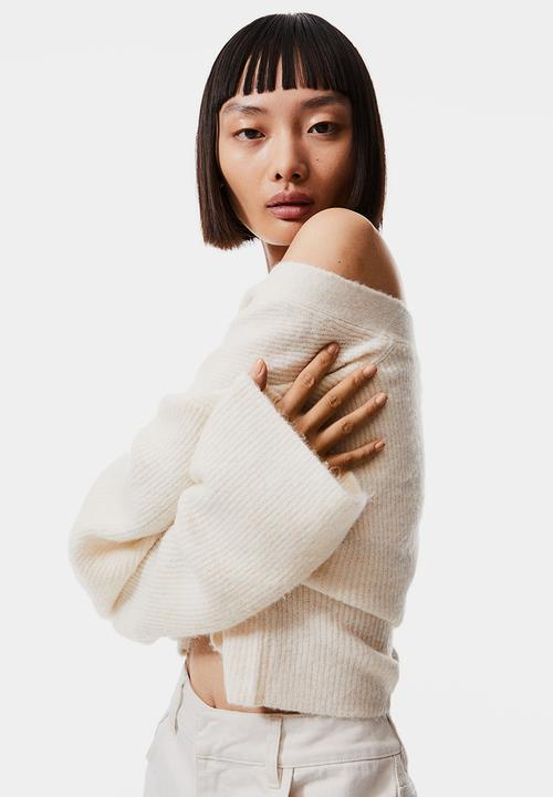 H&M - Short cardigan - cream