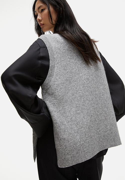H&M - Sweater vest - light grey marl