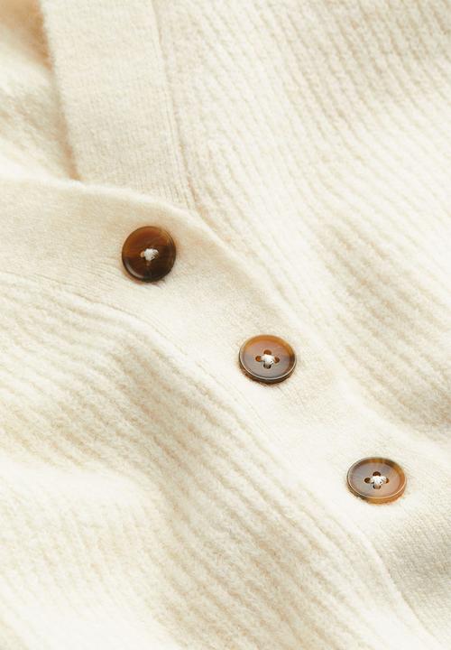 H&M - Short cardigan - cream