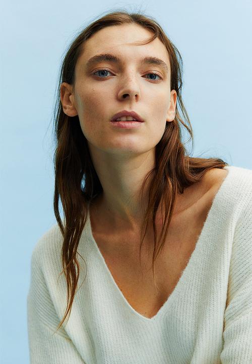 H&M - V-neck jumper - cream