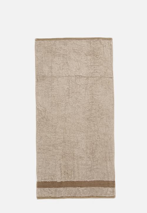 Bathroom Solutions - Lux towel set of 3 - taupe