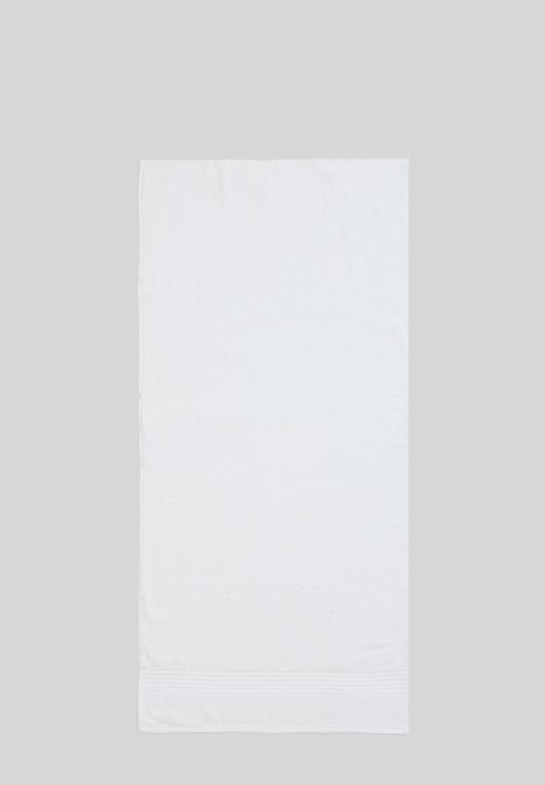 Bathroom Solutions - Lux towel set of 3 - white