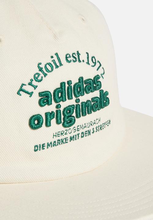 adidas Originals - Low curve cap - white