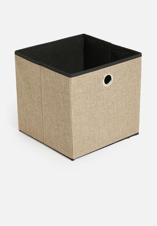 Storage Solutions - Folding storage bin large - brown