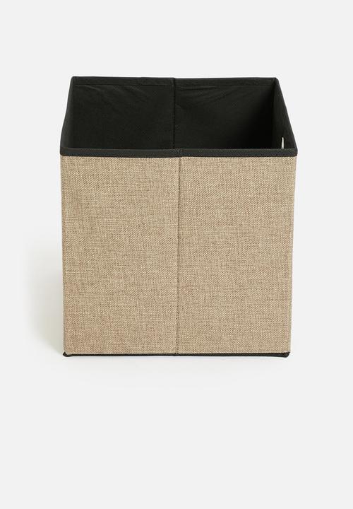Storage Solutions - Folding storage bin large - brown