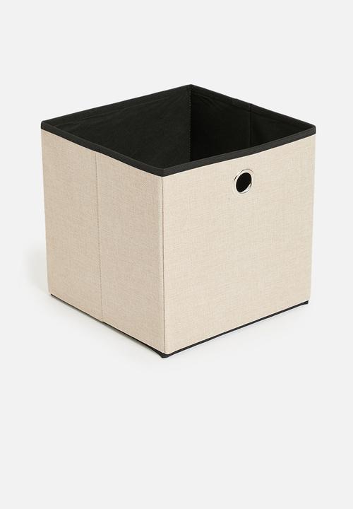 Storage Solutions - Folding storage bin large - beige