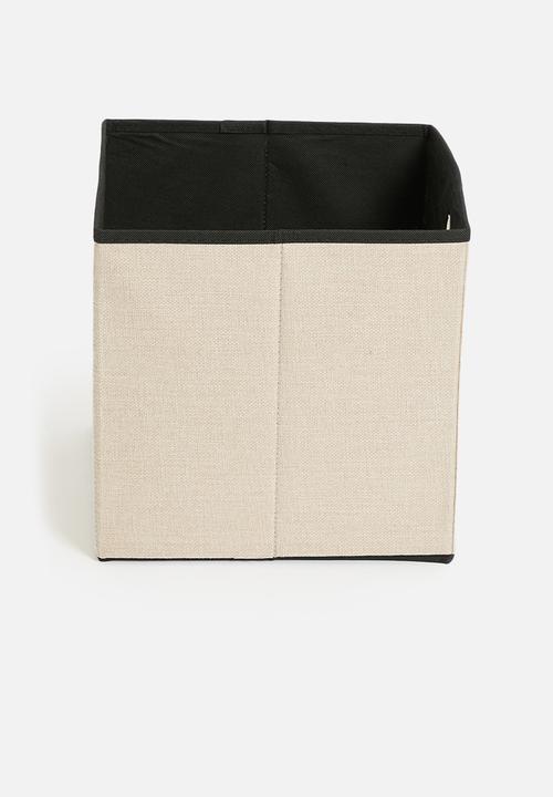 Storage Solutions - Folding storage bin large - beige