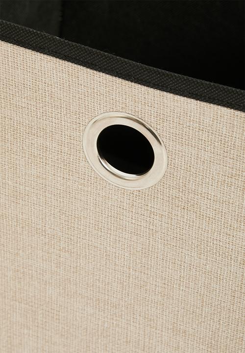 Storage Solutions - Folding storage bin large - beige