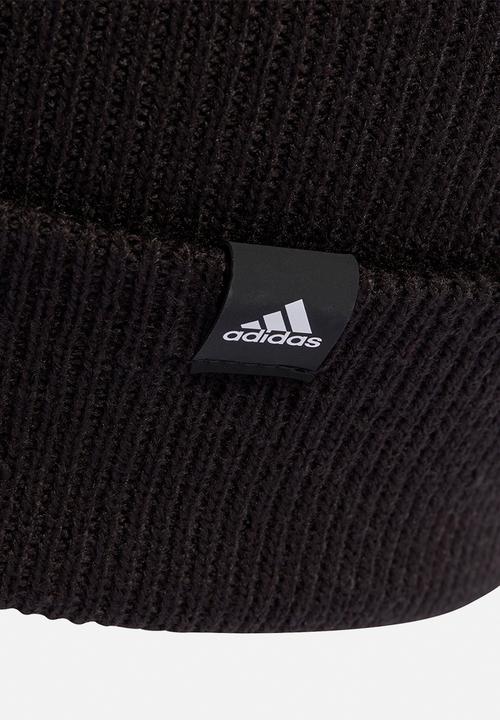adidas Originals - 2-Color Logo Beanie - Black