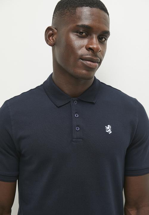 Pringle of Scotland - Pringle austyn pima pique golfer - navy