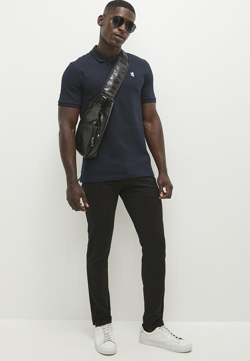 Pringle of Scotland - Pringle austyn pima pique golfer - navy