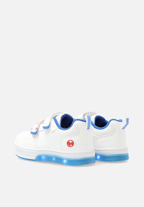Bubblegummers - Neon light up sneakers - bright white/blue
