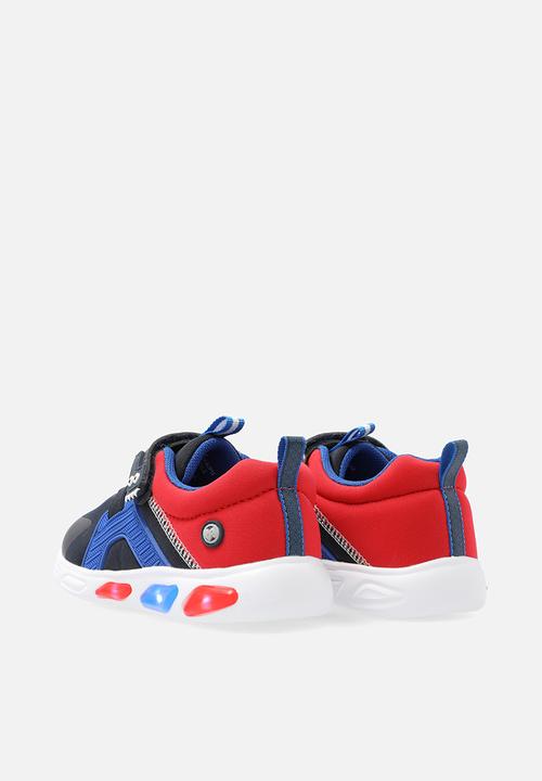 Bubblegummers - Stride light up sneakers - navy/red