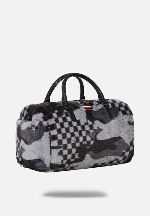 Sprayground - Camo velvet duffel - charcoal