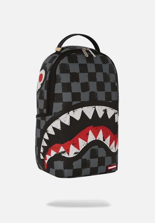 Sprayground - Sharks in paris painted grey backpack - black