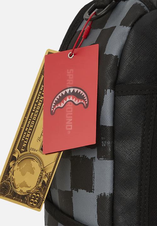 Sprayground - Sharks in paris painted grey backpack - black