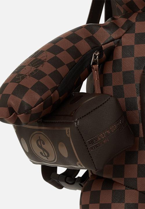Sprayground - Brown checkered so teddy bear - brown