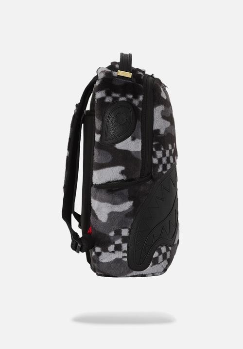 Sprayground - Camo velvet backpack - charcoal