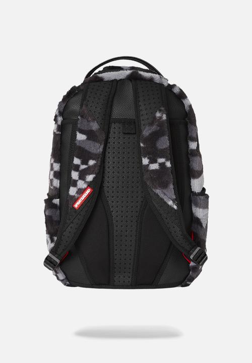 Sprayground - Camo velvet backpack - charcoal