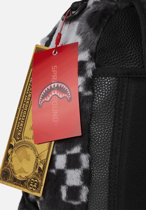 Sprayground - Camo velvet backpack - charcoal