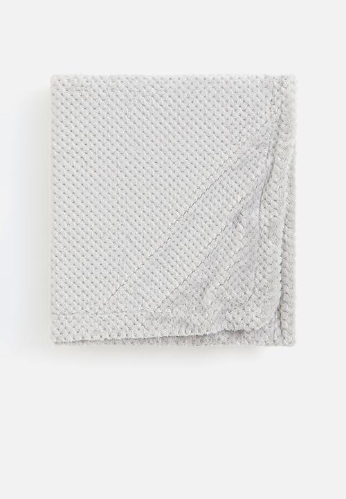 H&M - Fleece blanket - light grey