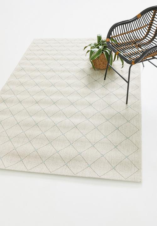 Fotakis - Checker Outdoor Rug - Natural