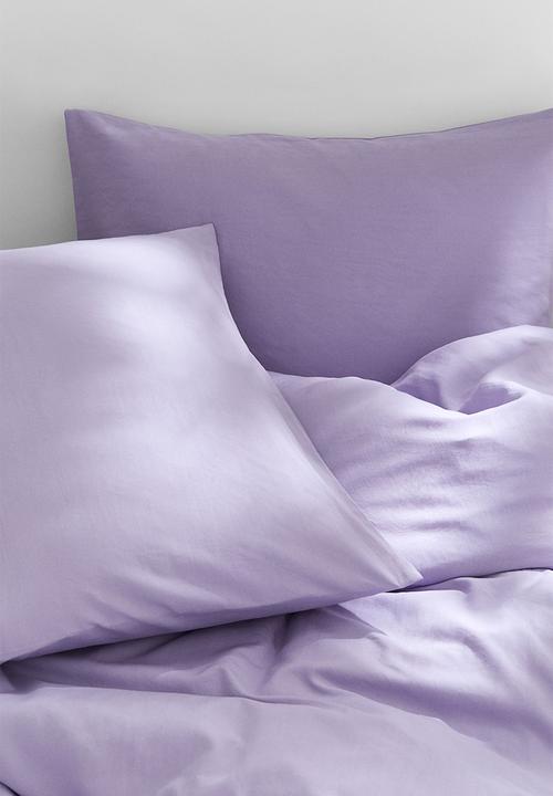 H&M - Double/king duvet cover set - purple