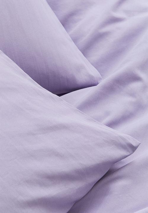 H&M - Double/king duvet cover set - purple