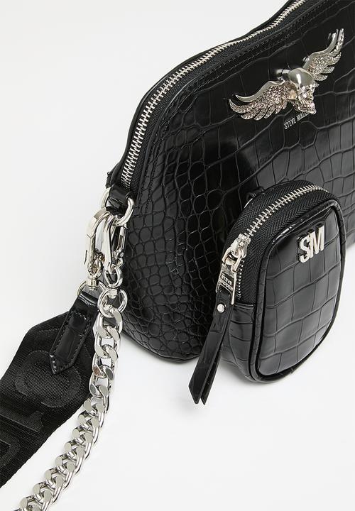 Steve Madden - Bgrind crossbody - black & silver