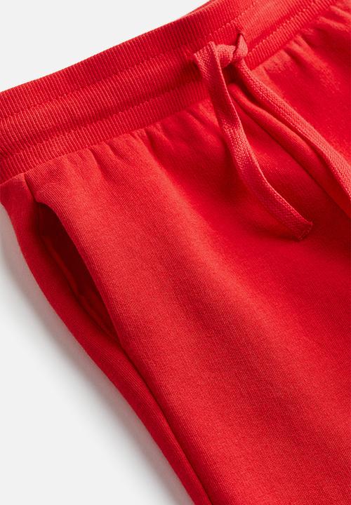 H&M - Brushed-inside joggers - red