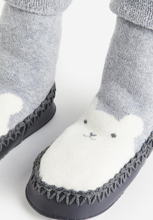H&M - Moccasins - light grey bear