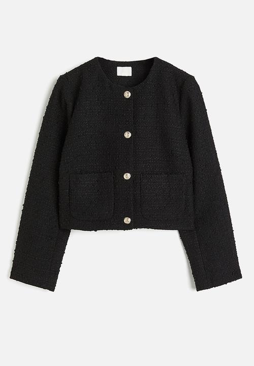 H&M - Bouclé jacket - black