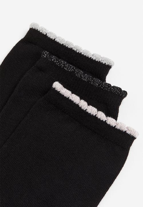 H&M - 5-pack socks - black