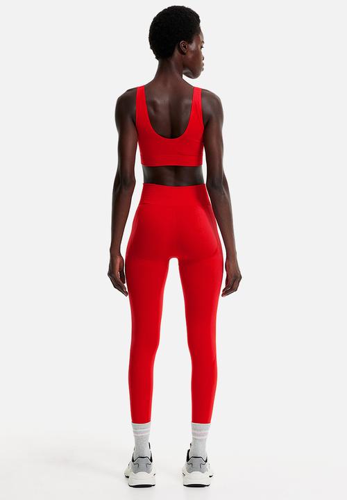 H&M - Drymove™ seamless shaping sports tights - bright red