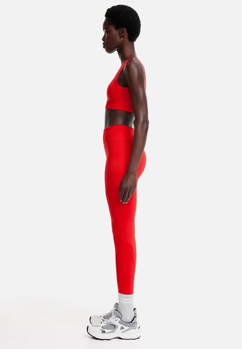 H&M - Drymove™ seamless shaping sports tights - bright red