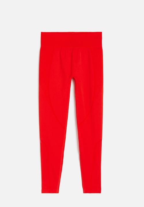 H&M - Drymove™ seamless shaping sports tights - bright red
