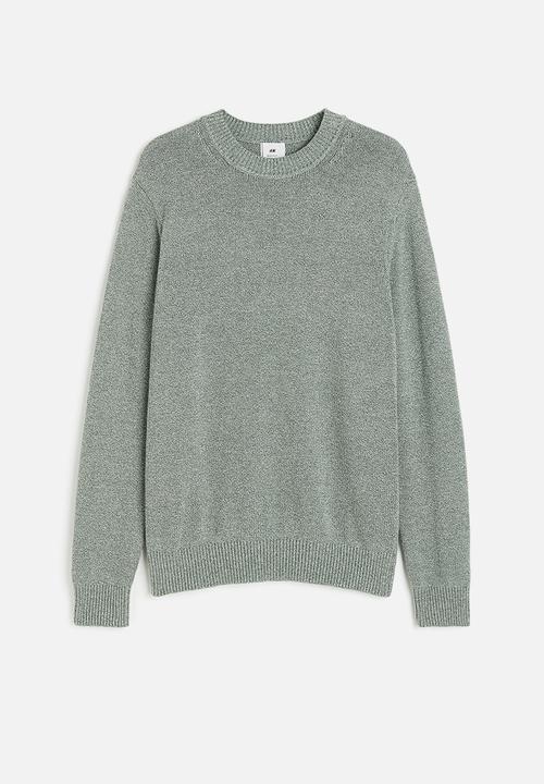 H&M - Regular fit cotton jumper - dusty green