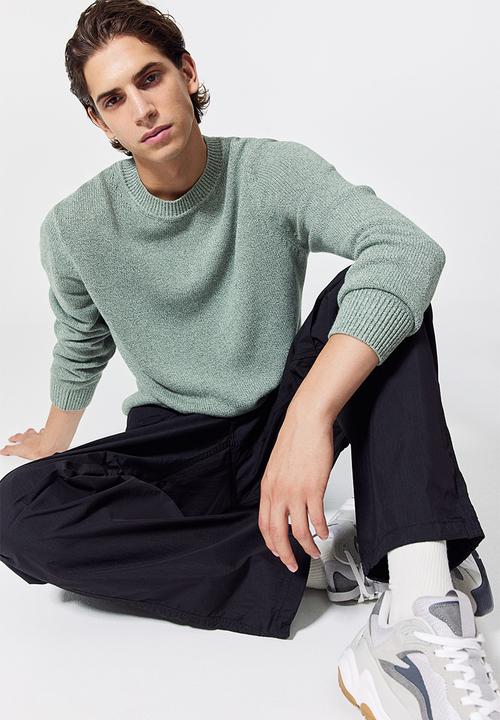 H&M - Regular fit cotton jumper - dusty green