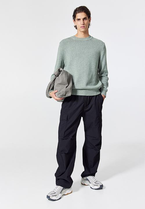 H&M - Regular fit cotton jumper - dusty green
