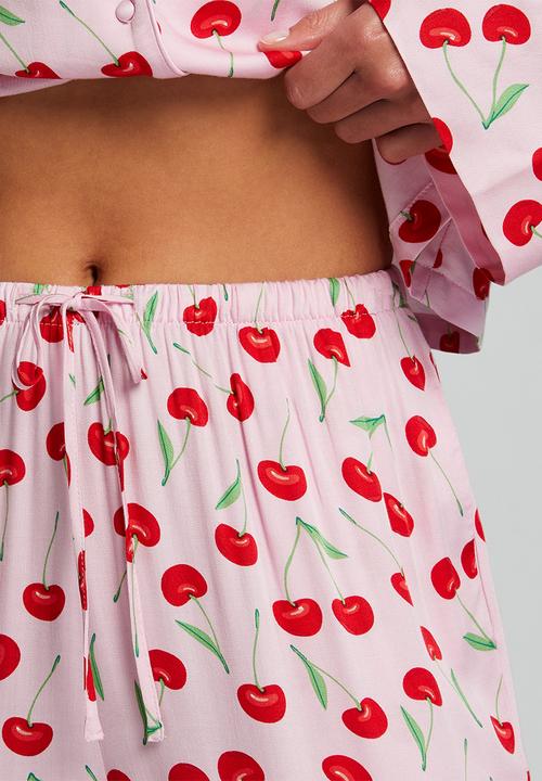 Hunkemoller - Pant Vis Cherry - pink tulle