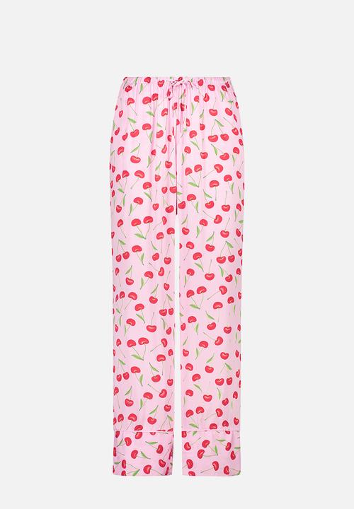 Hunkemoller - Pant Vis Cherry - pink tulle