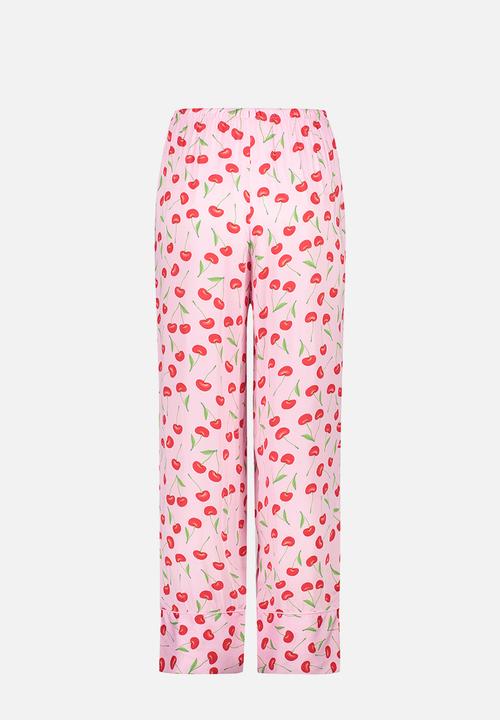 Hunkemoller - Pant Vis Cherry - pink tulle