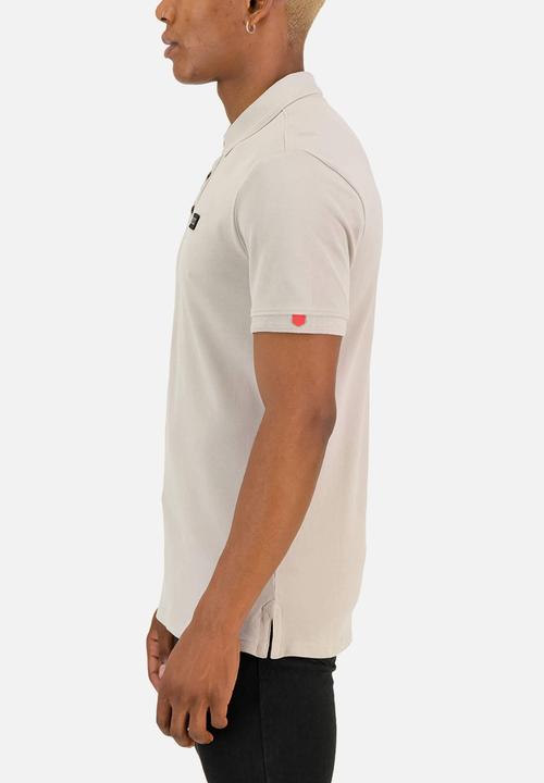 S.P.C.C - Diallo Signature Slimline Fit Polos - Bone