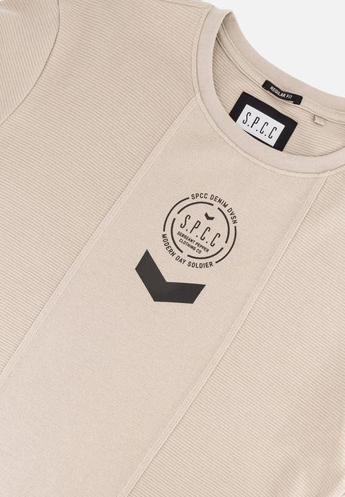 S.P.C.C - Ryker Fashion Regular Fit Tees - Bone