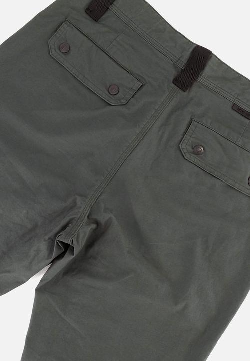 S.P.C.C - Branald Fashion Regular Fit Pants - Dark Olive & Black