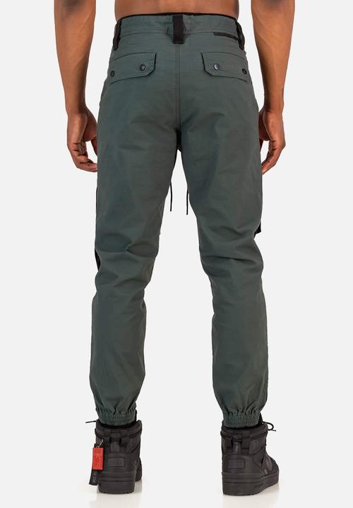 S.P.C.C - Branald Fashion Regular Fit Pants - Dark Olive & Black