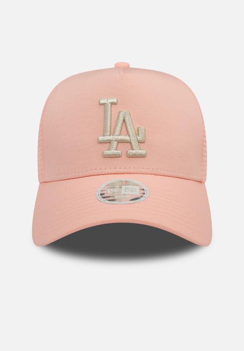 New Era - Metallic trucker Los Angeles Dodgers - Pink